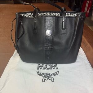 MCM Black Leather Women's Bag
